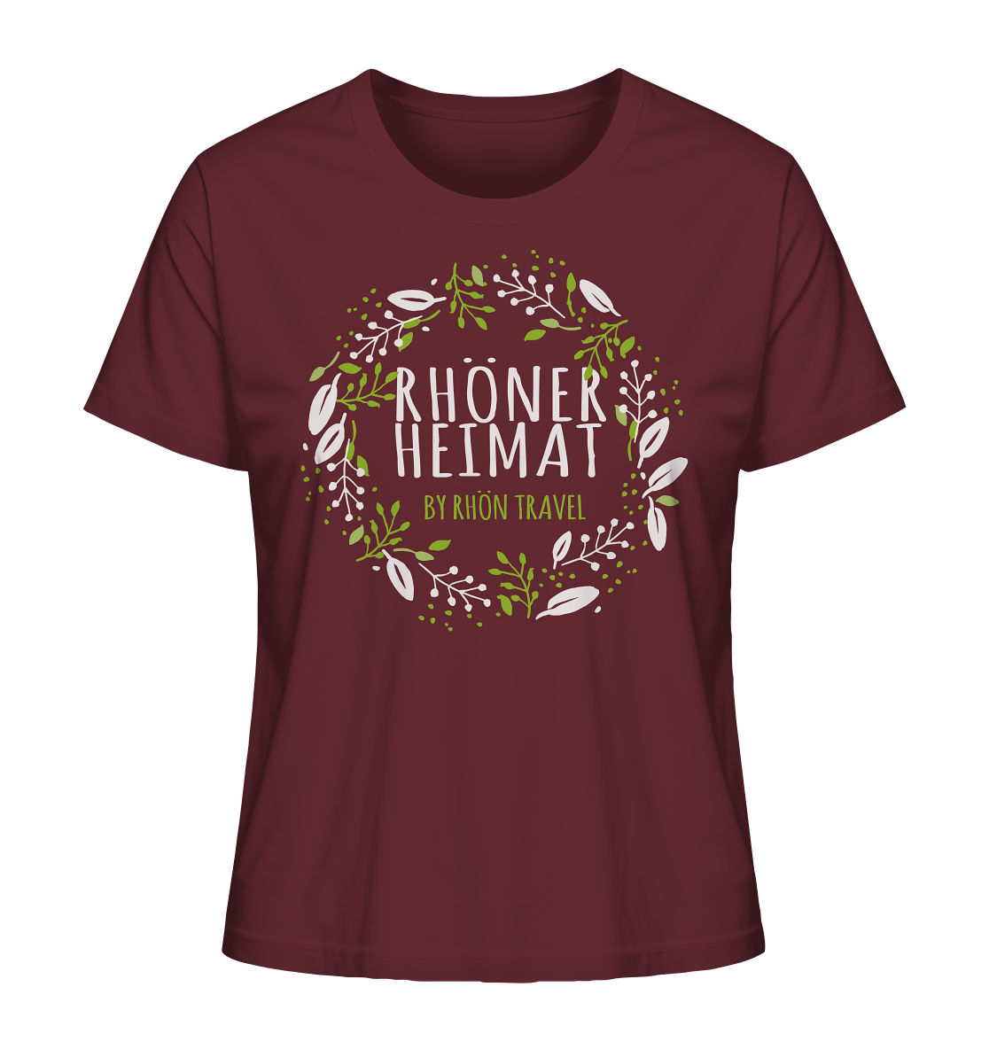RHÖNER HEIMAT "BLÄTTERKRANZ" - Ladies Organic Shirt